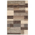 12' Beige Slate Gray And Brown Patchwork Runner Rug